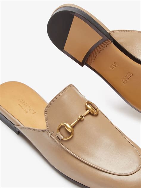 gucci mules brown|gucci princetown mules beige.